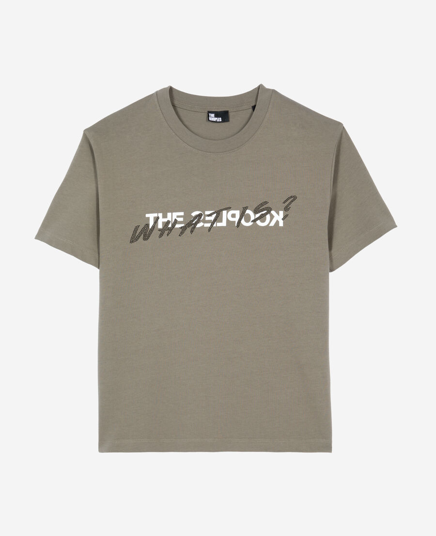 The Kooples FEMME OLIVE KAKI t-shirt what is kaki