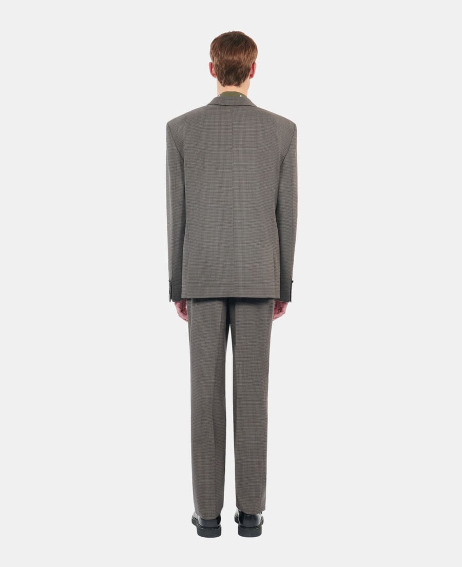 The Kooples H BROWN brown wool suit jacket