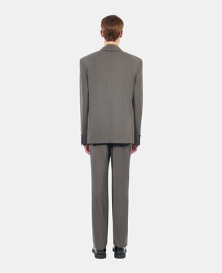 The Kooples H BROWN brown wool suit jacket