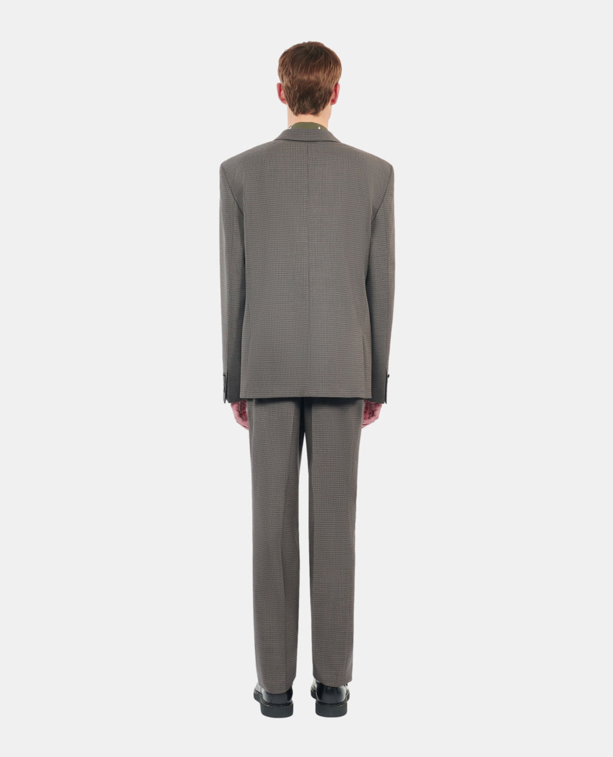 Brown wool suit jacket, BROWN, hi-res image number null
