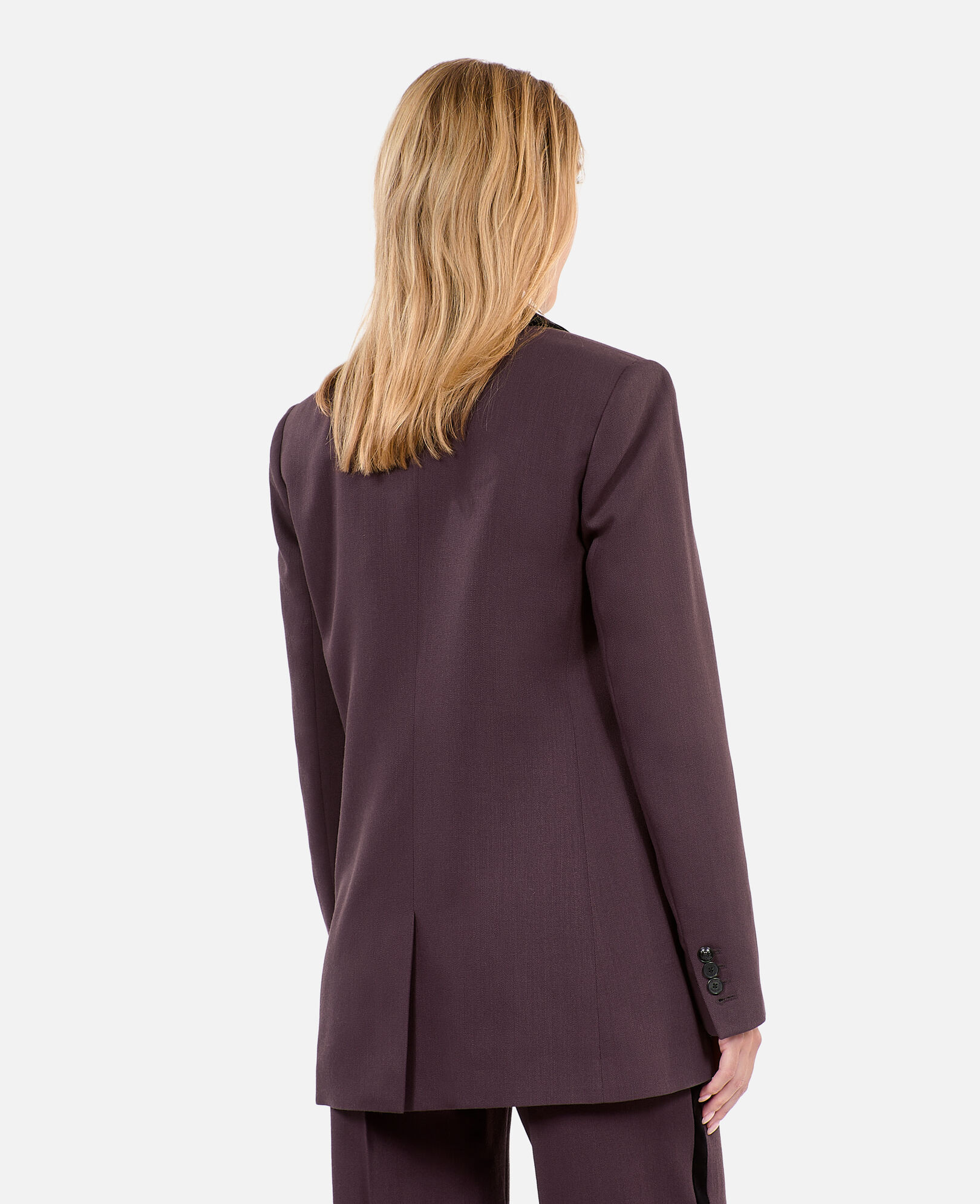 The Kooples WOMEN BROWN brown wool suit jacket