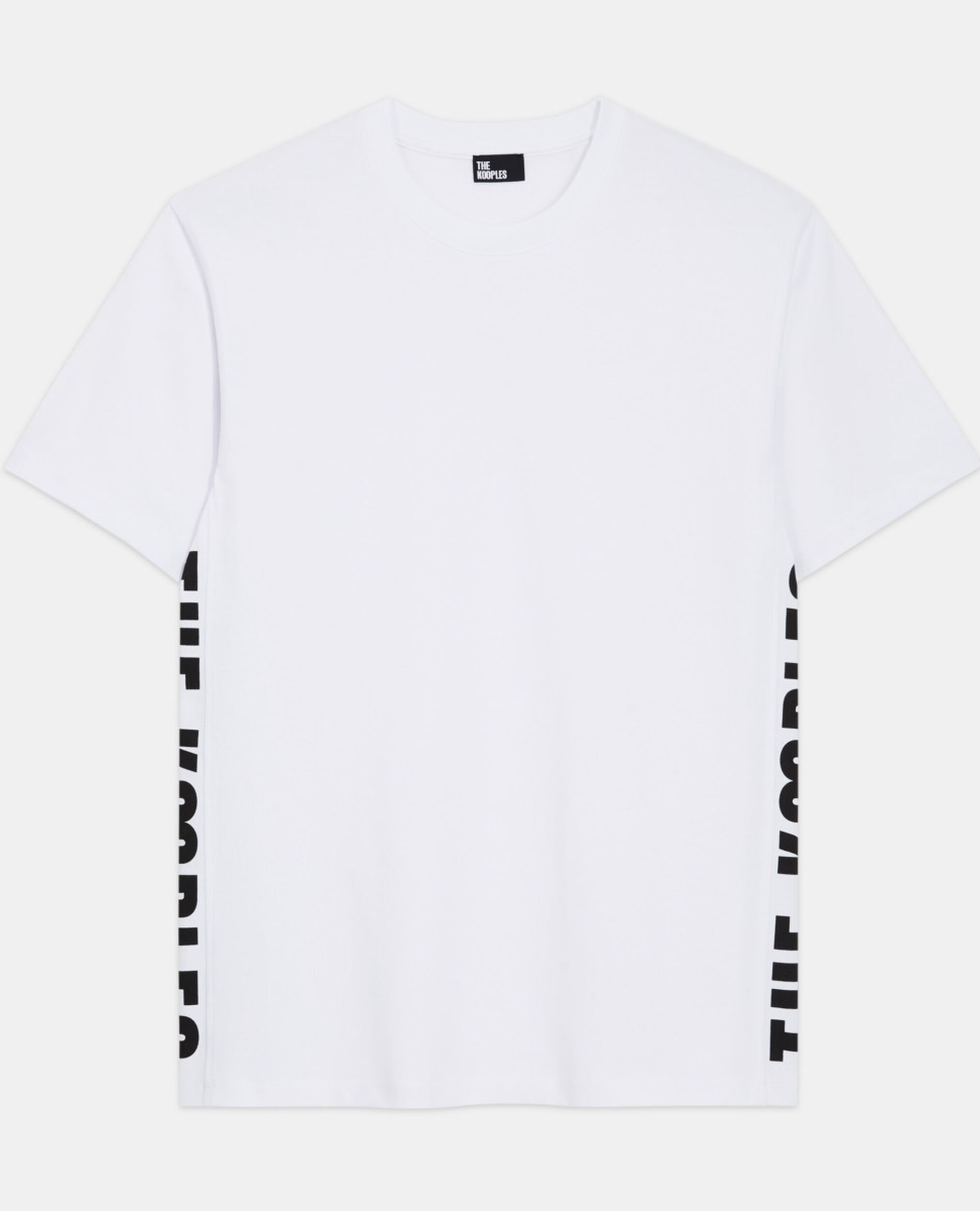 Weißes T-Shirt mit Logo The Kooples, WHITE, hi-res image number null