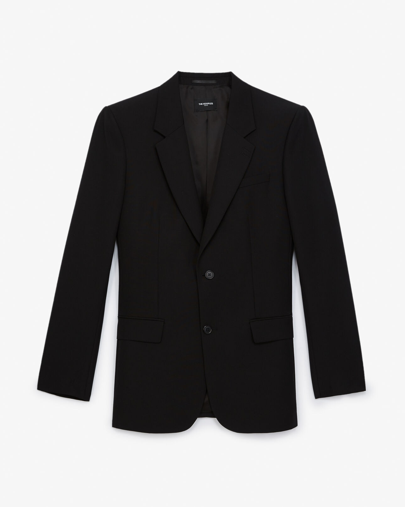 The Kooples HOMME BLACK veste blazer laine noire