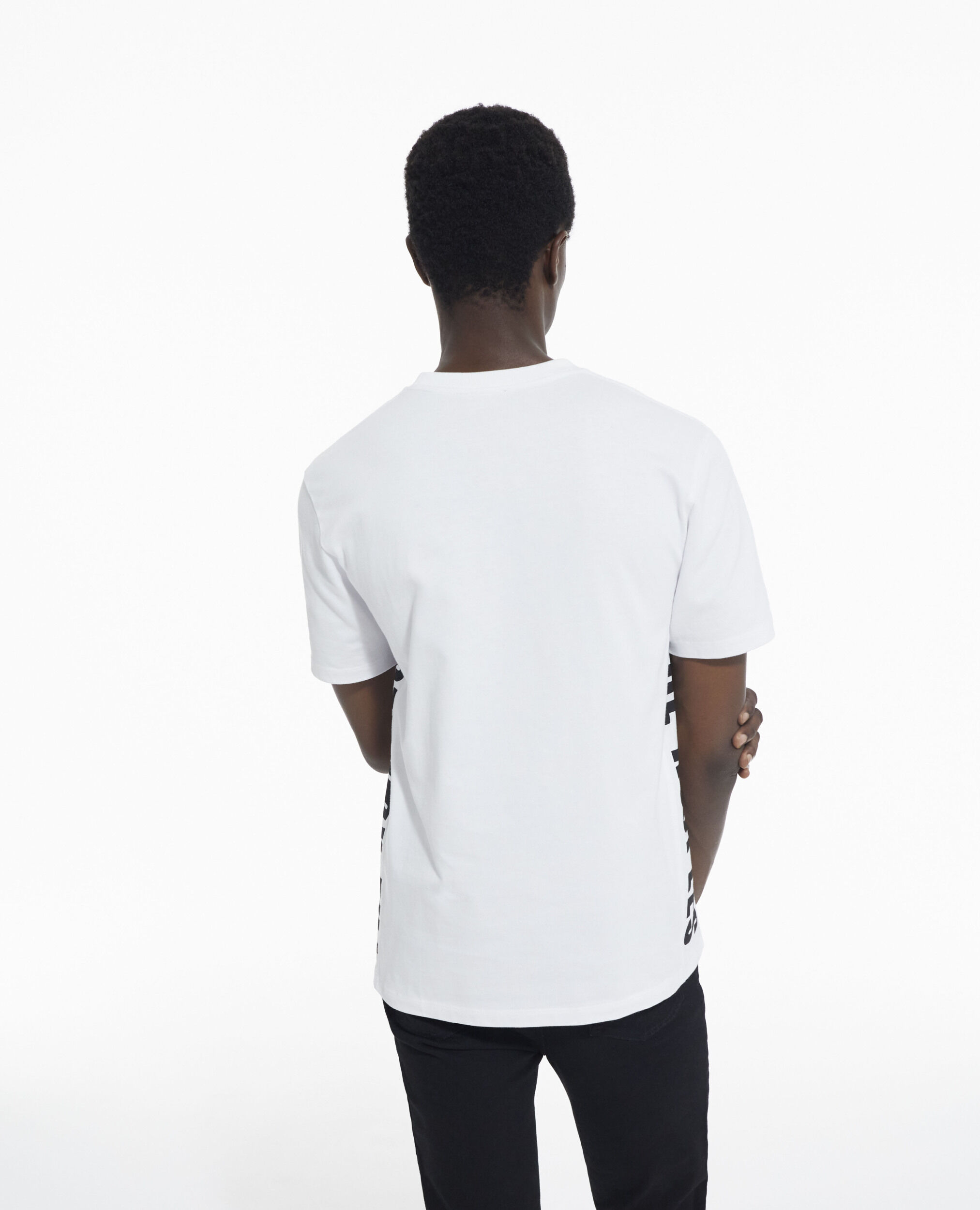 White T-shirt with The Kooples logo, WHITE, hi-res image number null