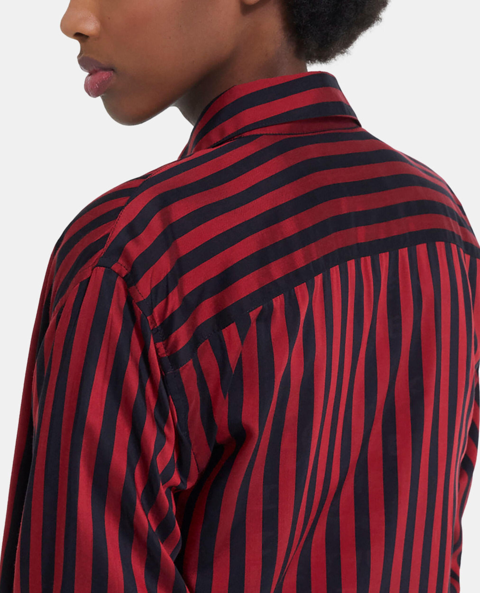 Striped shirt, ROUGE NOIR, hi-res image number null