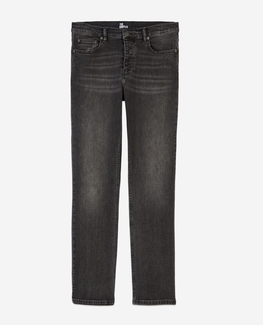 The Kooples HOMBRE DARK GREY vaqueros grises slim