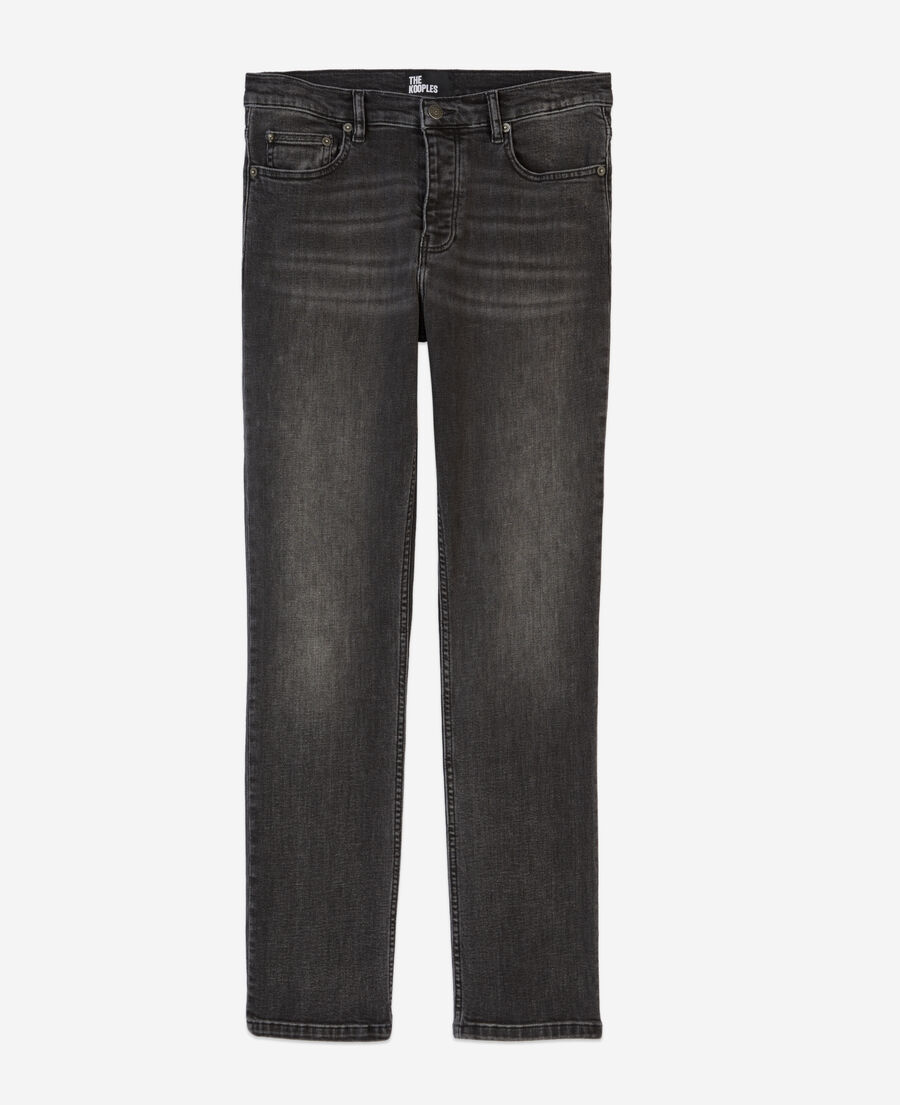 The Kooples MEN DARK GREY grey slim jeans
