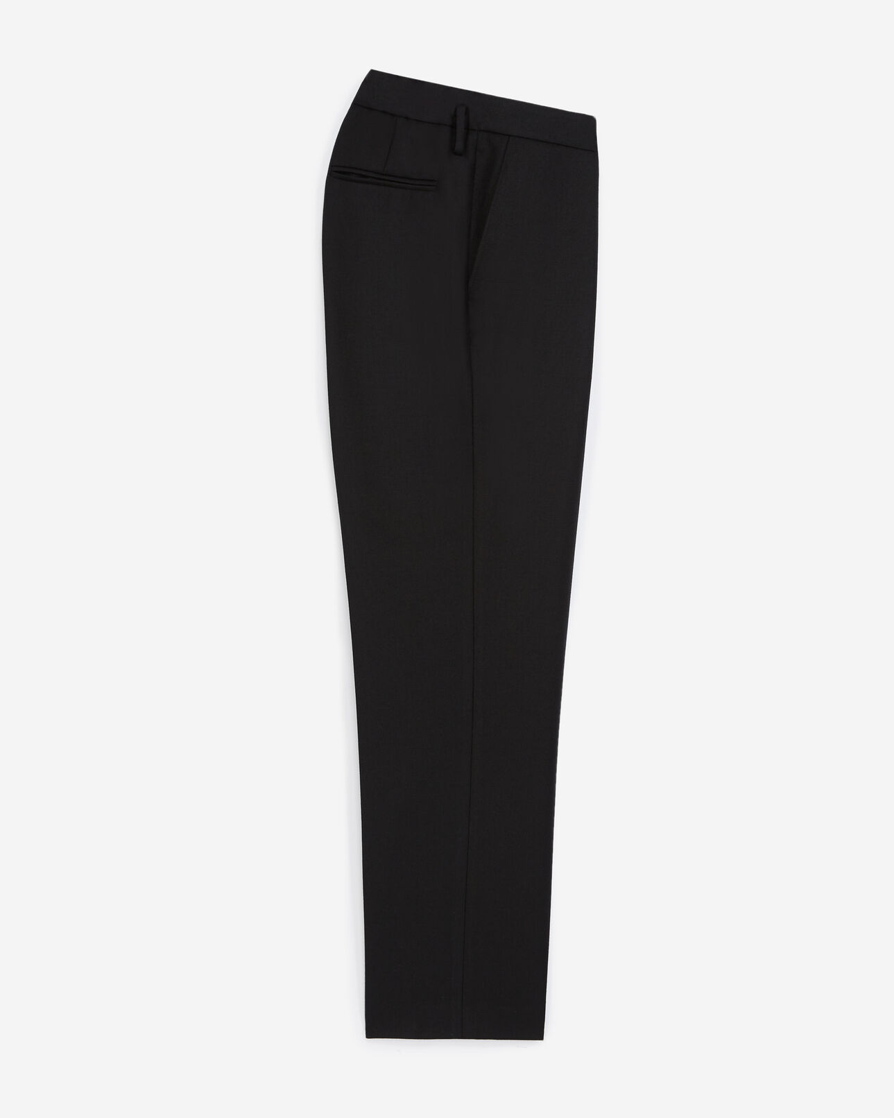 The Kooples MEN BLACK black pants with removable belt