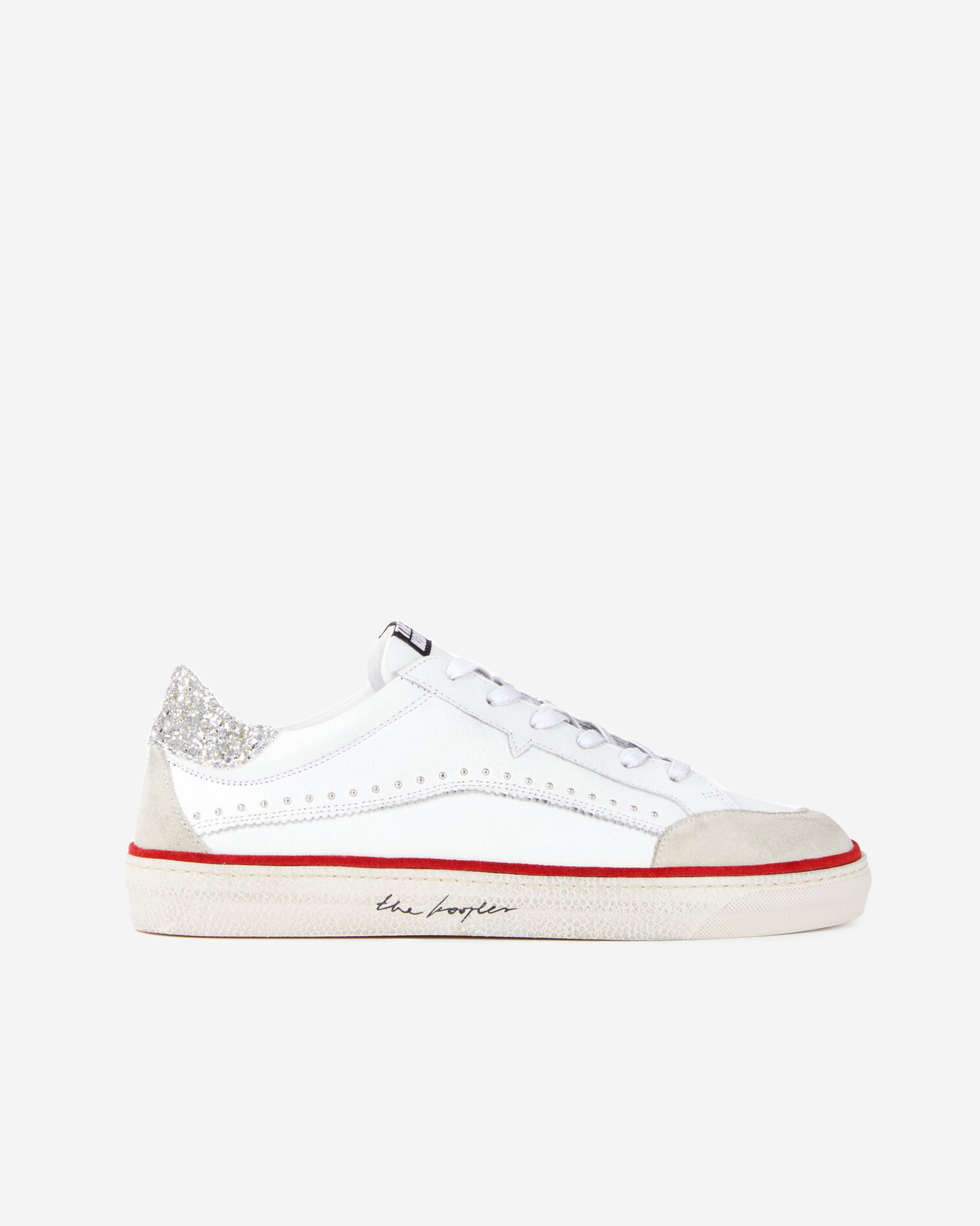 Zapatillas piel blancas, WHITE, hi-res image number null