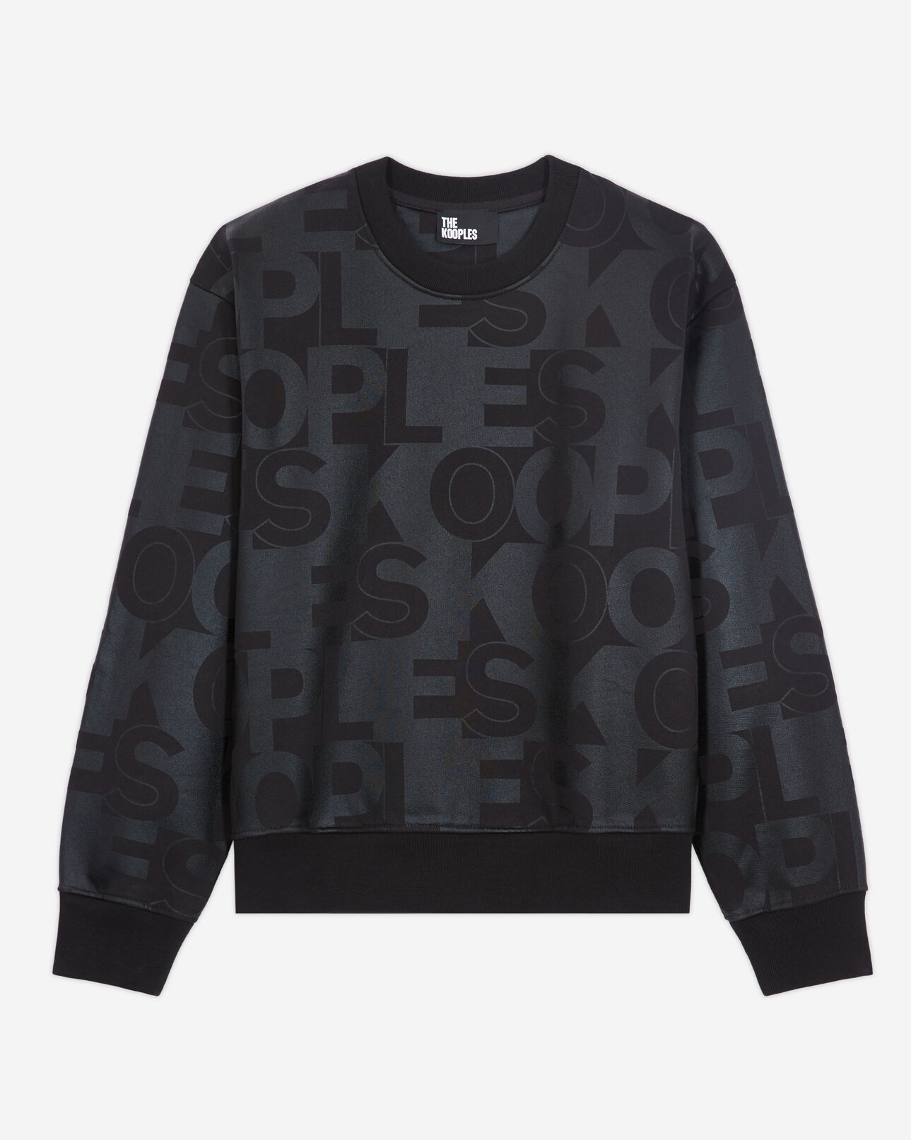 The Kooples FEMME BLACK sweat logo the kooples noir
