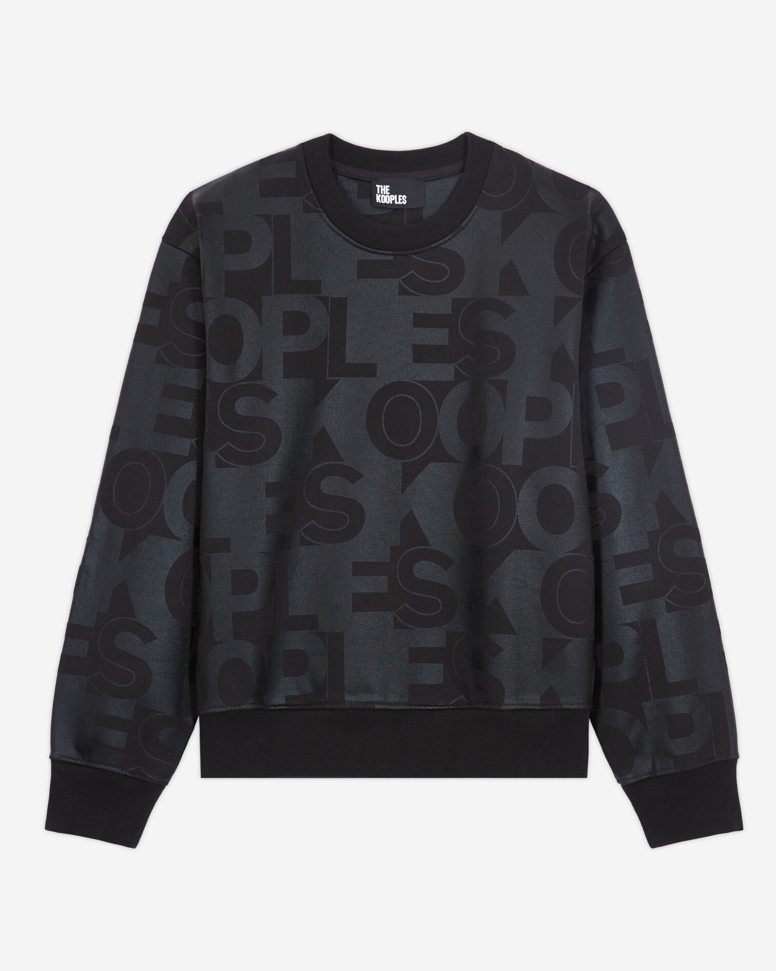 Sweat logo The Kooples noir, BLACK, hi-res image number null