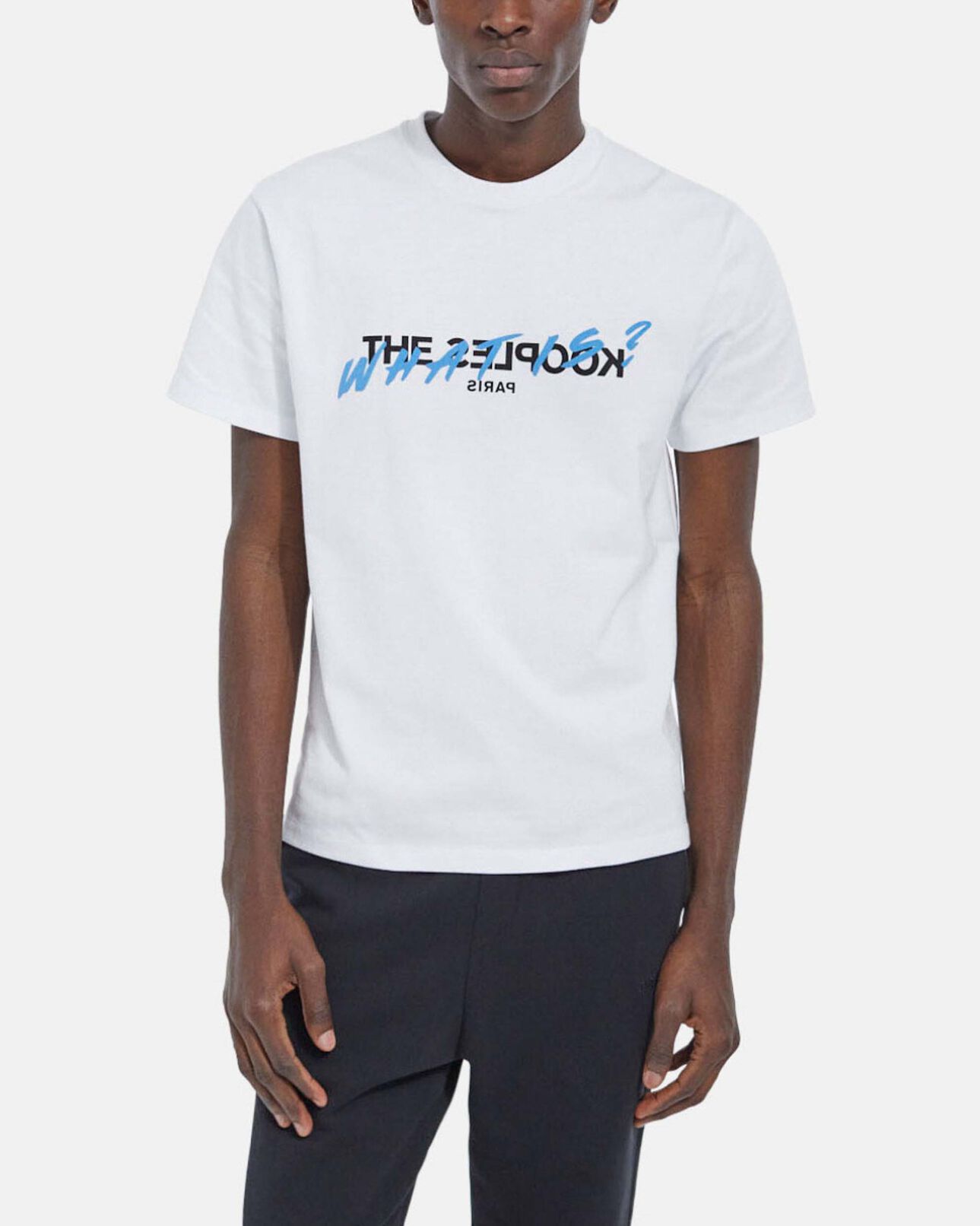 The Kooples HOMME WHITE t-shirt what is
