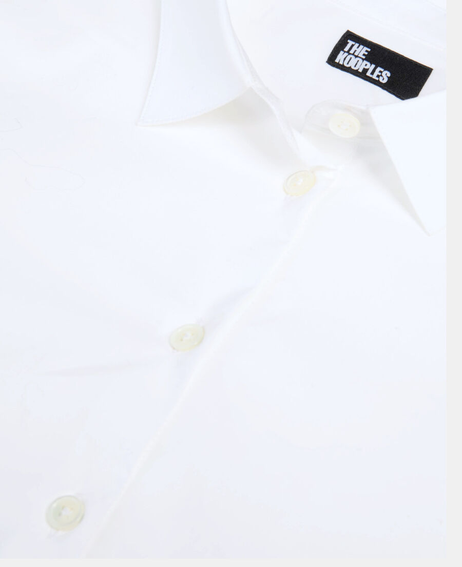 The Kooples F WHITE white poplin shirt