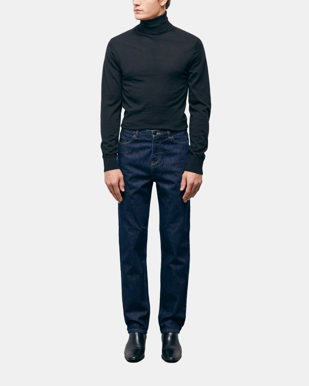 The Kooples HOMME BLUE BRUT jean droit bleu
