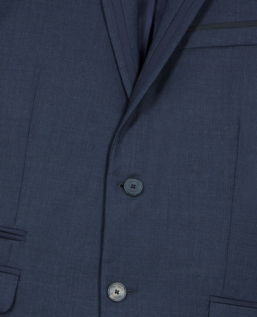 The Kooples HOMME NAVY veste de costume en laine bleu marine