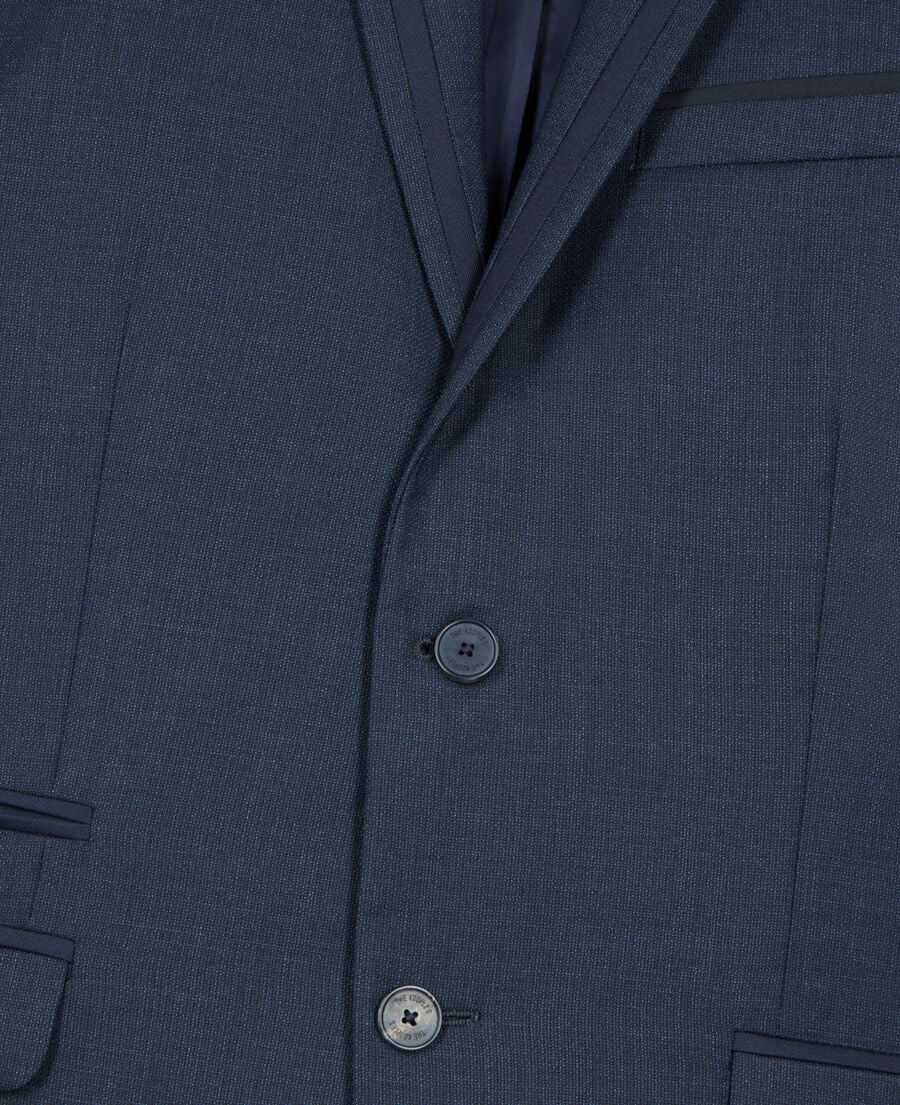 The Kooples H NAVY navy blue wool suit jacket