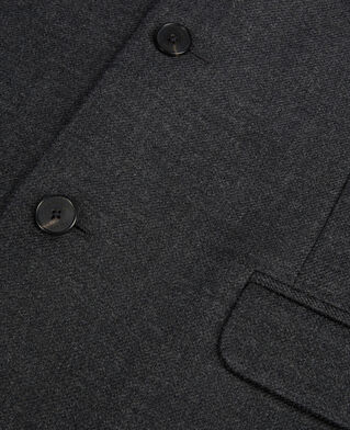 The Kooples HOMME BLACK GREY veste de costume en laine mélangée grise