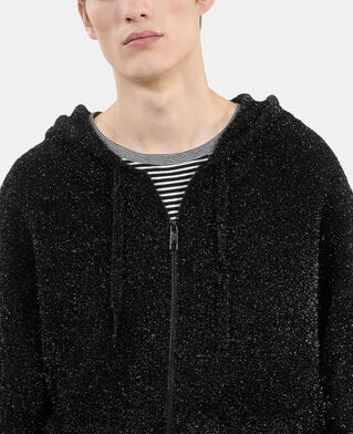The Kooples MEN BLACK black glittery cardigan