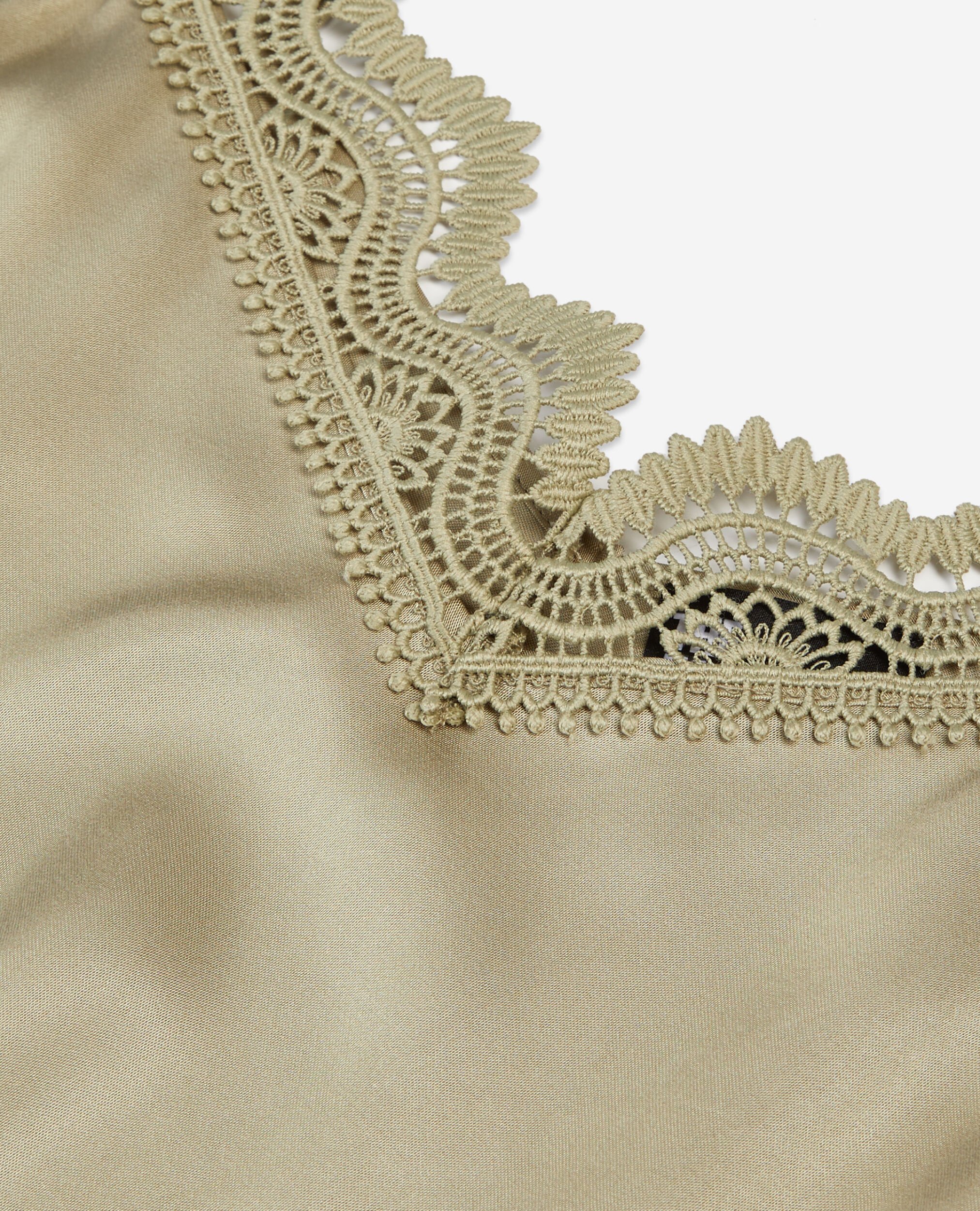 Vestido lencero largo verde claro, KAKI GREY, hi-res image number null