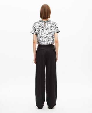 The Kooples F SILVER silver sequin crop top