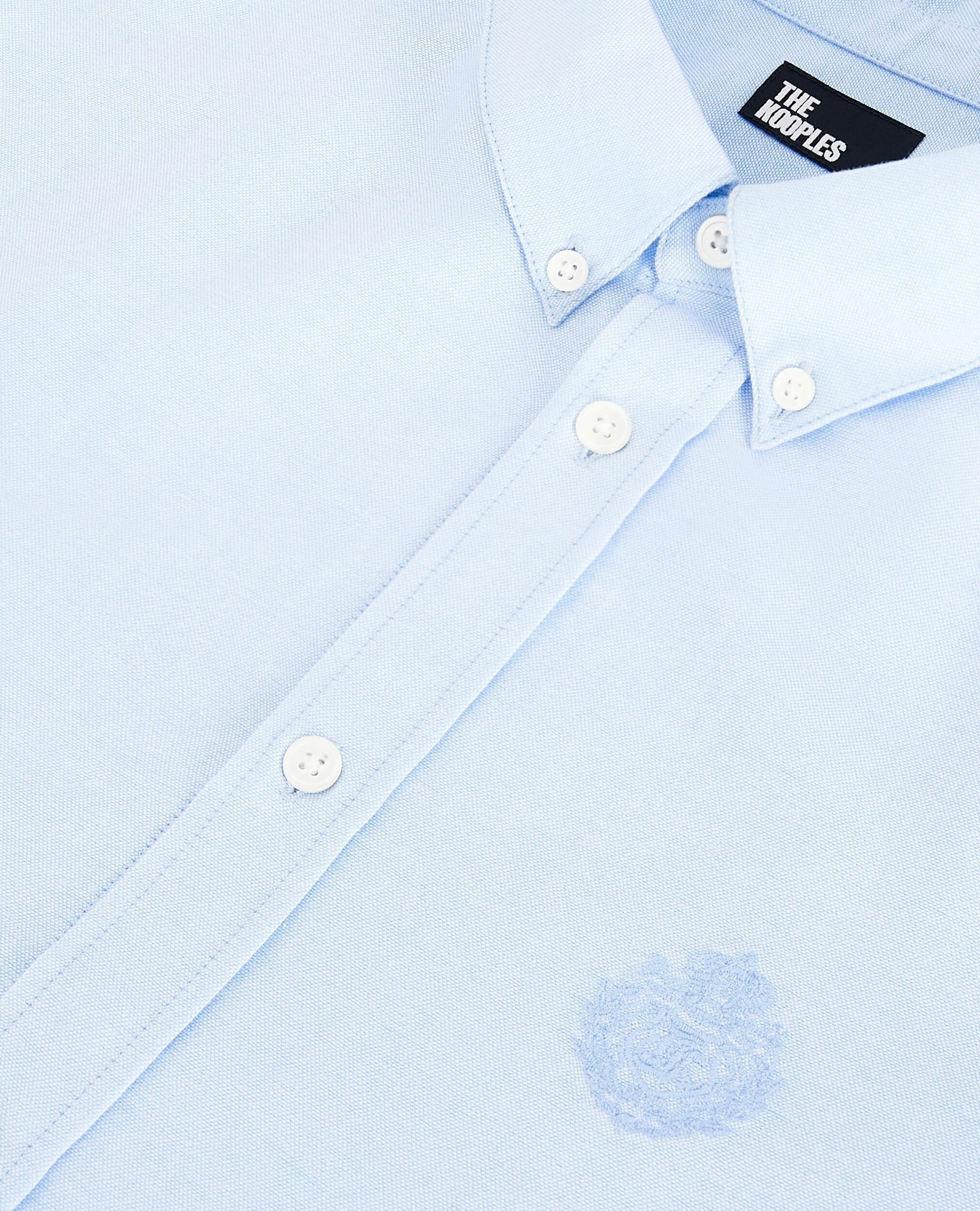 Light blue formal shirt with classic collar, BLUE, hi-res image number null