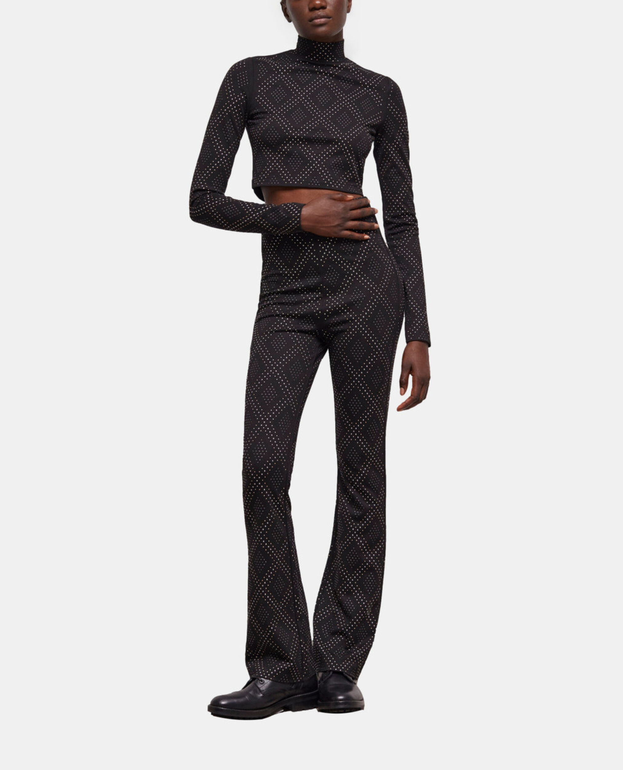 Top à strass noir, BLACK, hi-res image number null
