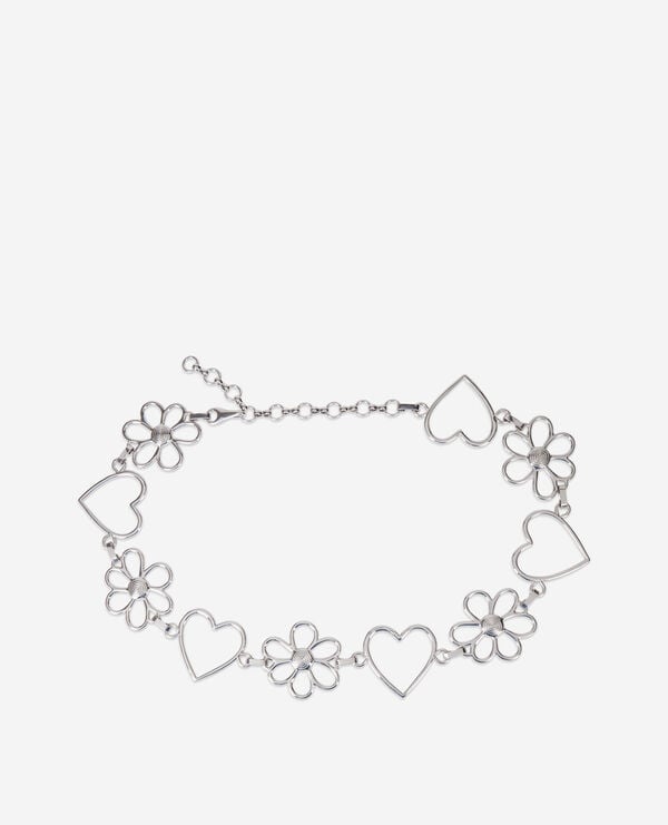 The Kooples FEMME SILVER ceinture chaîne argentée