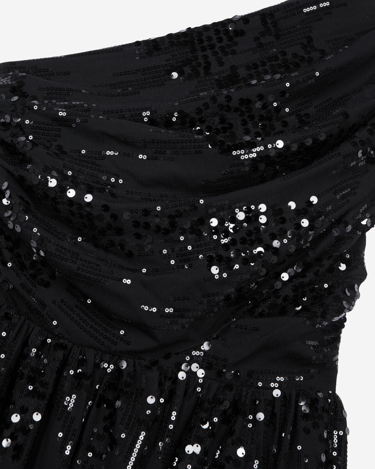 The Kooples WOMEN BLACK short black sequin dress