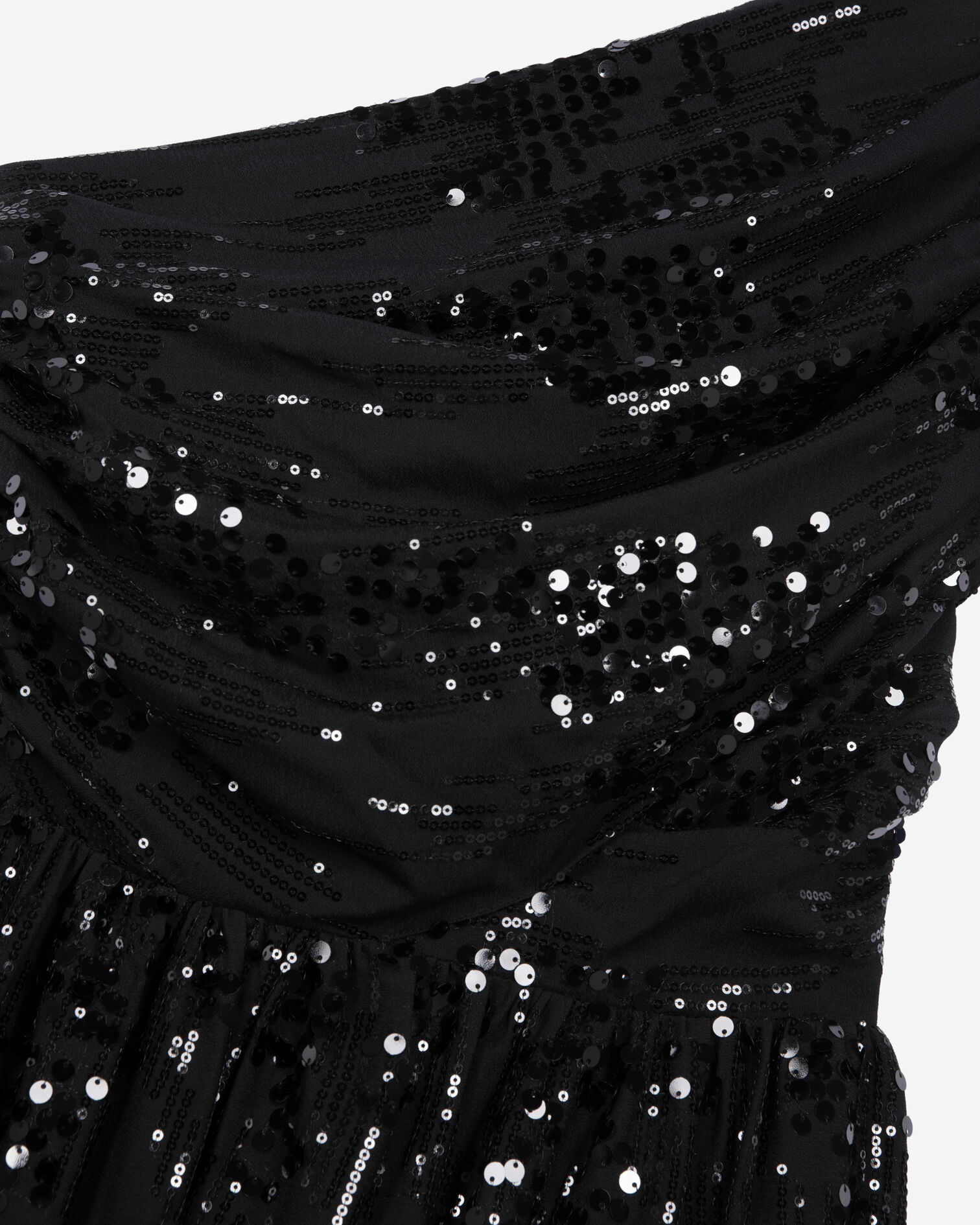 Short black sequin dress, BLACK, hi-res image number null