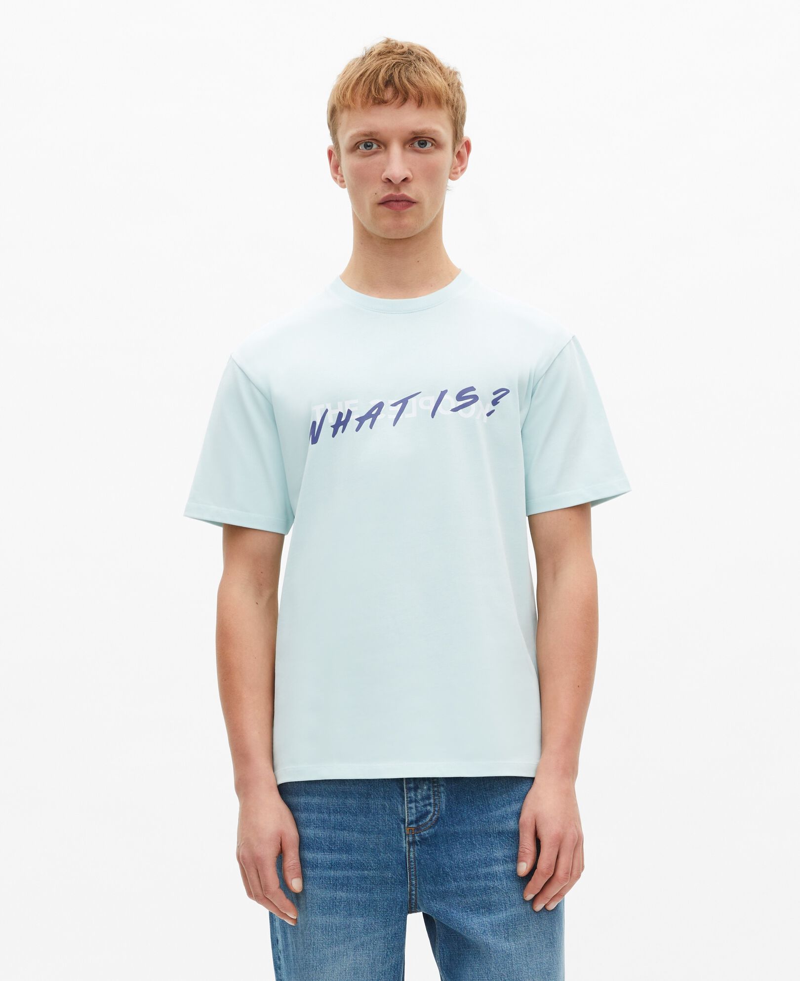The Kooples MEN BABY BLUE blue what is t-shirt