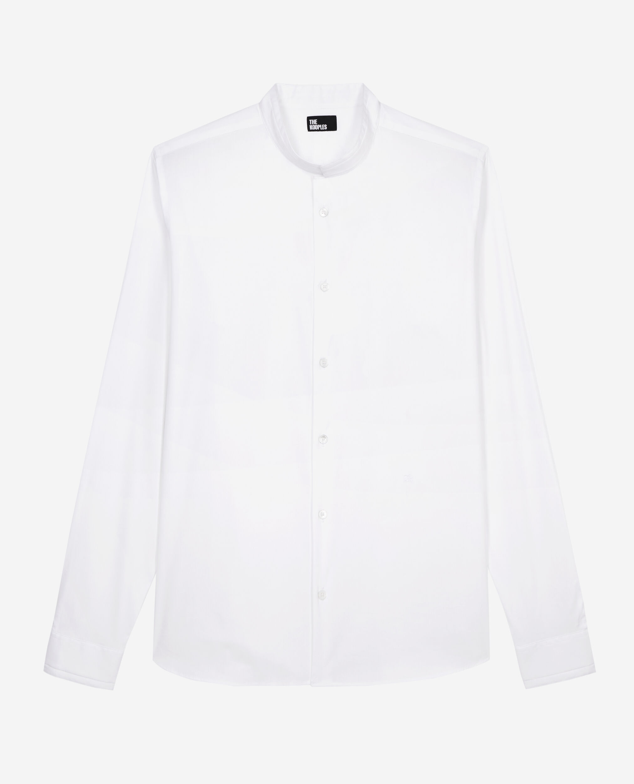Chemise blanche en coton, WHITE, hi-res image number null