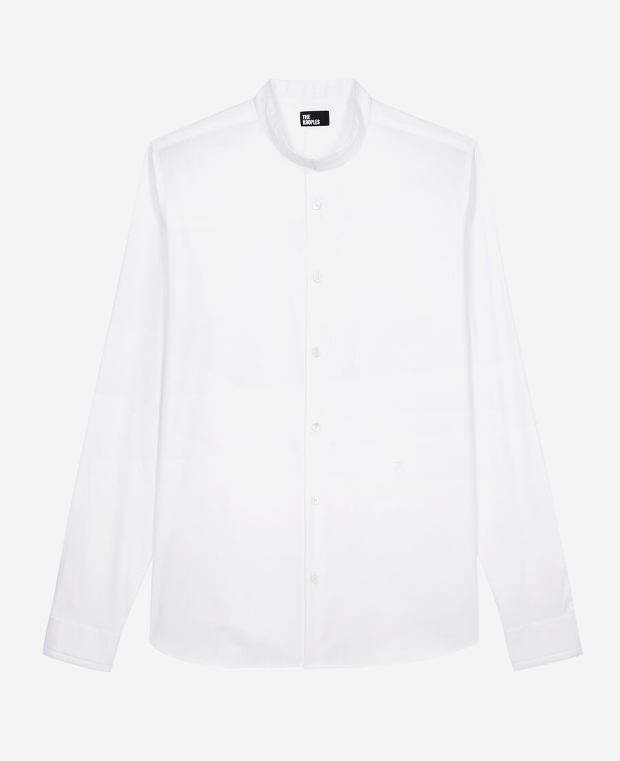weißes hemd aus baumwolle