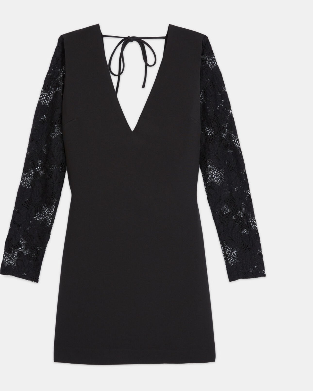 The Kooples FEMME BLACK robe courte noire
