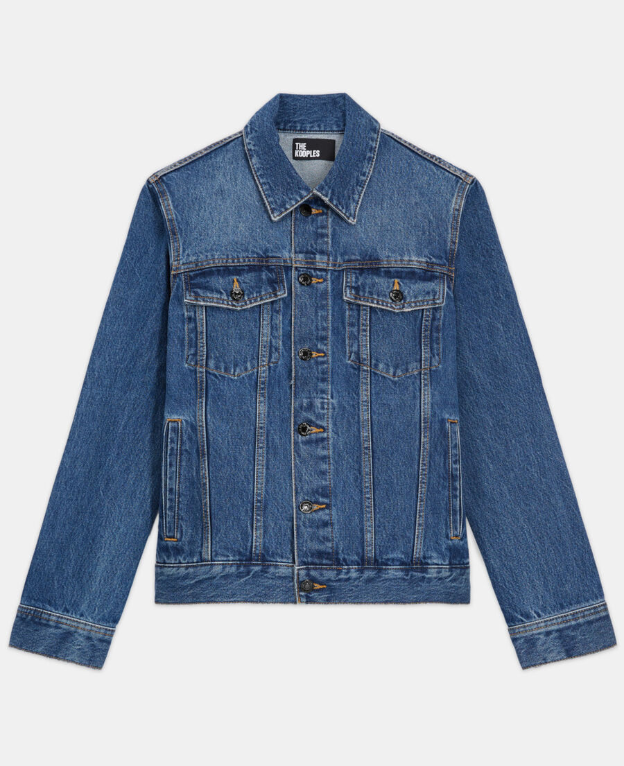 blue denim jacket