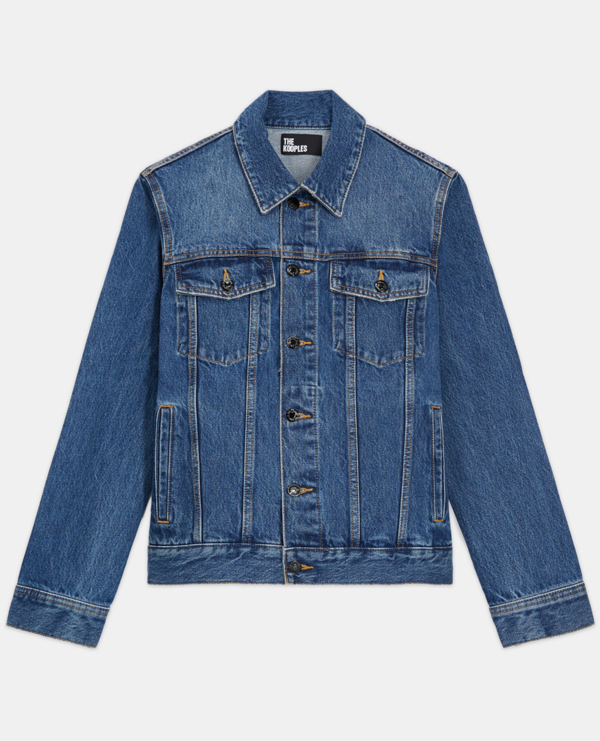 Blue denim jacket, BLUE DENIM, hi-res image number null
