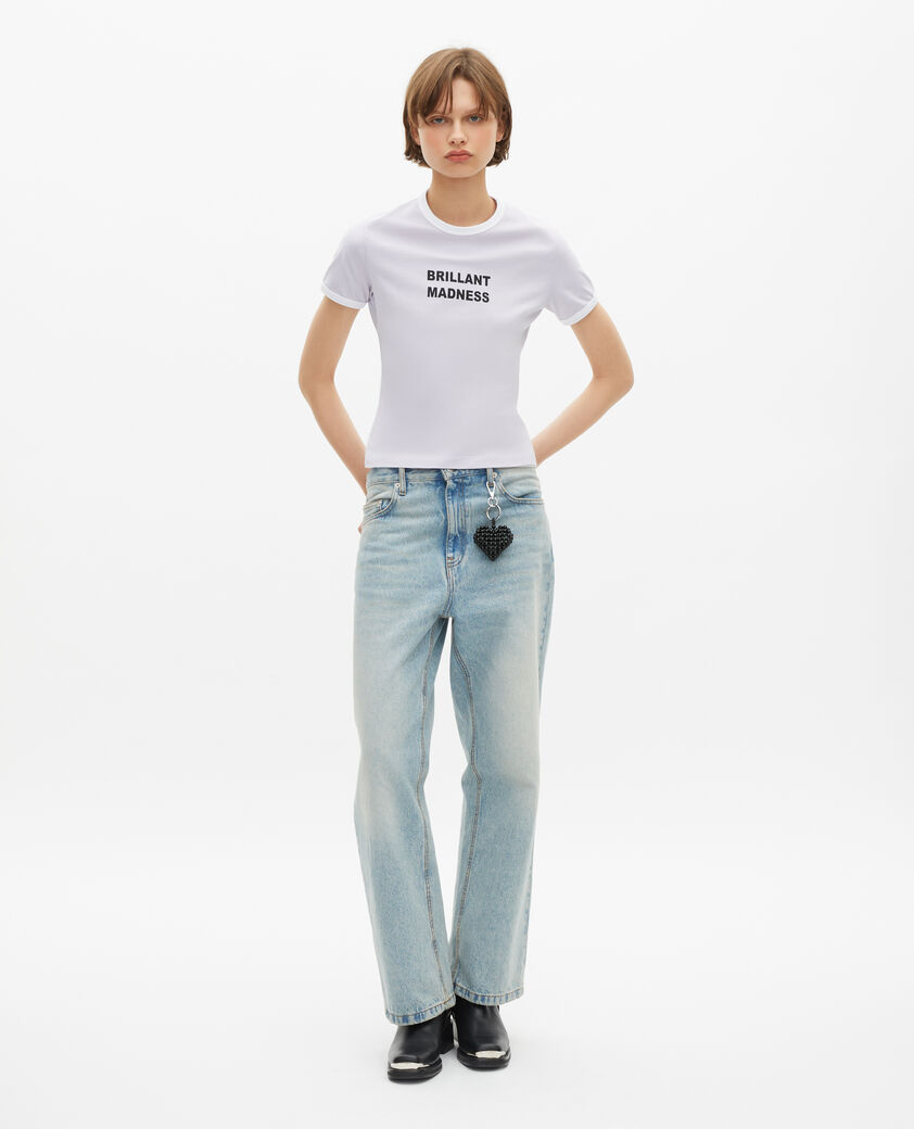 The Kooples WOMEN LIGHT PURPLE t-shirt with lilac screen print