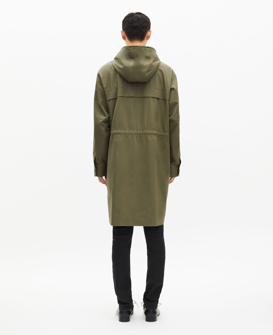 The Kooples H KAKI khaki hooded parka