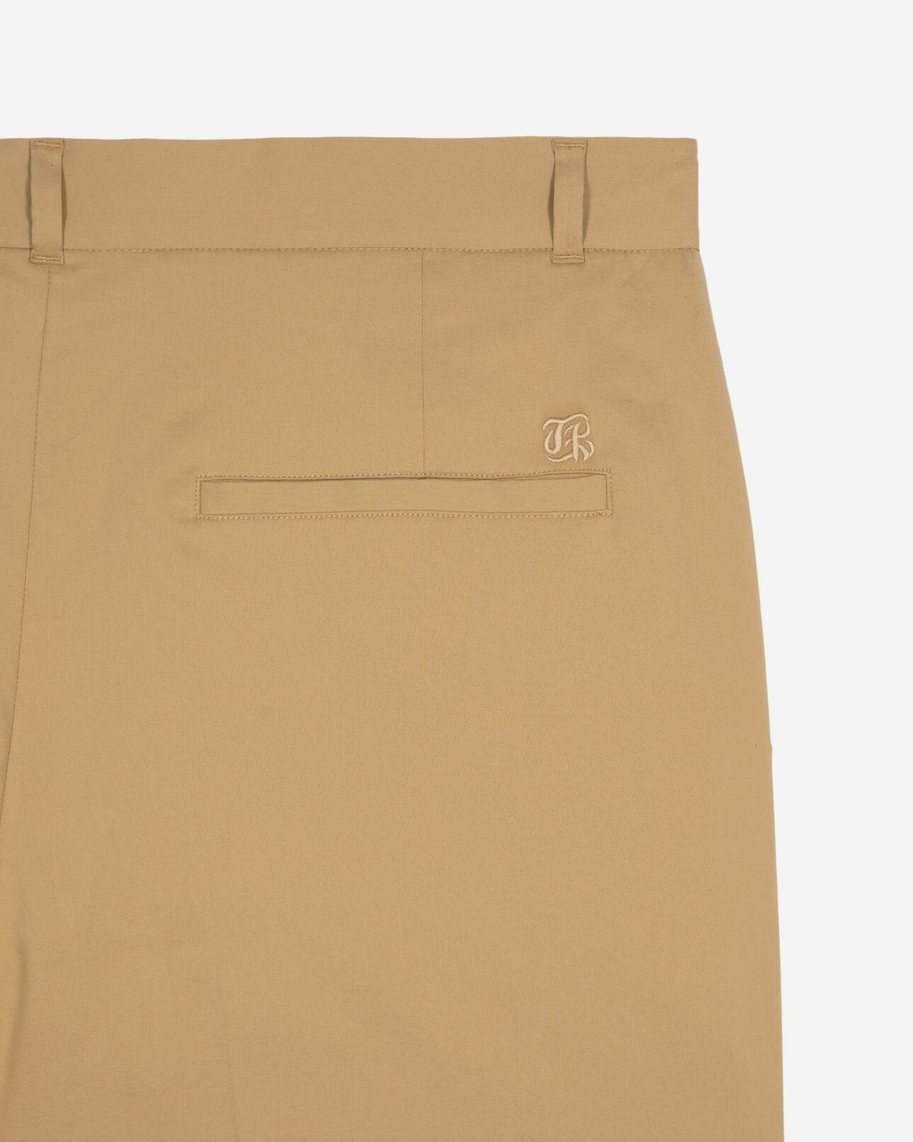 The Kooples HERREN BEIGE beigefarbene bundfaltenhose