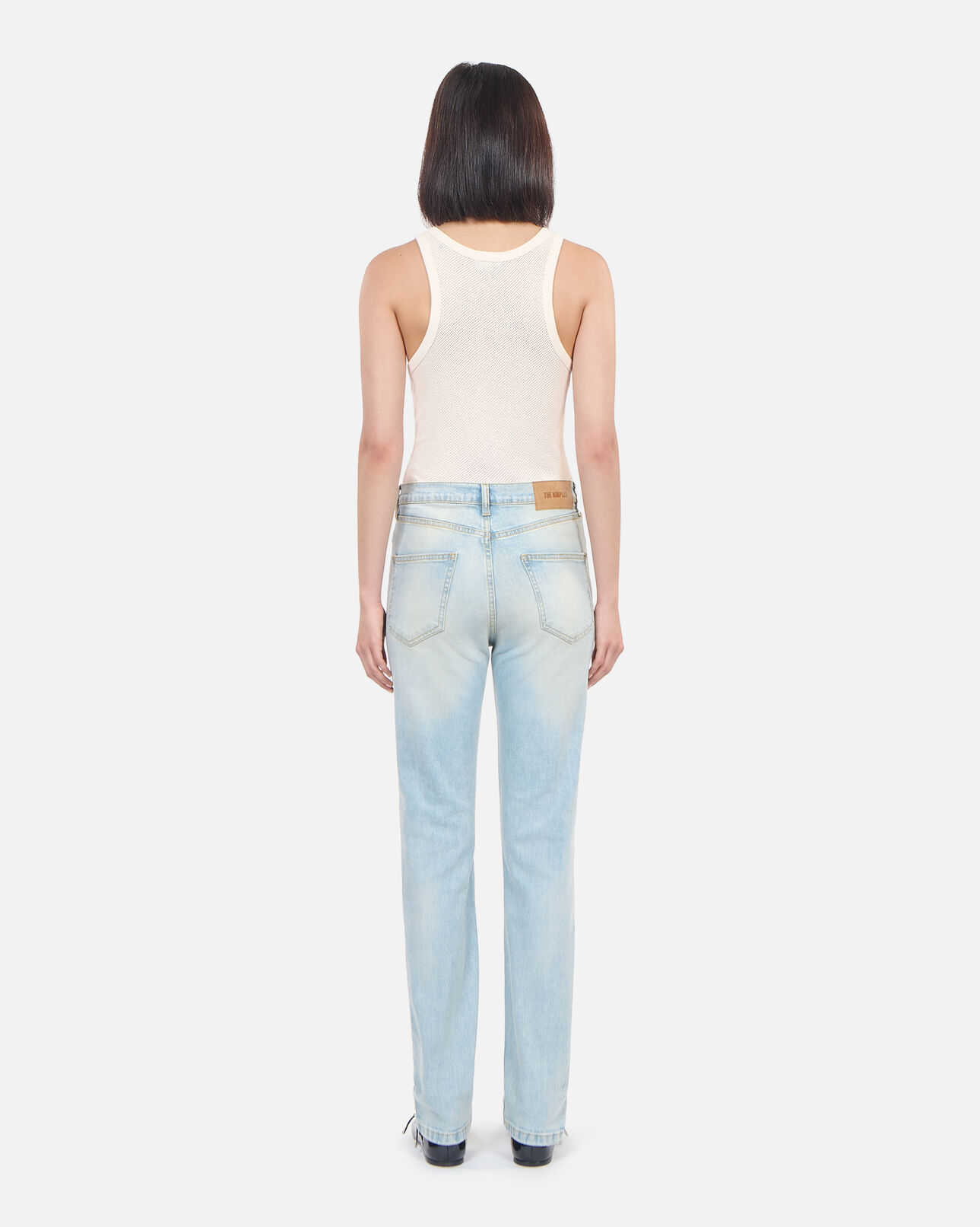 The Kooples FEMME BLUE BLEACHED / NAVY jean slim bleu clair