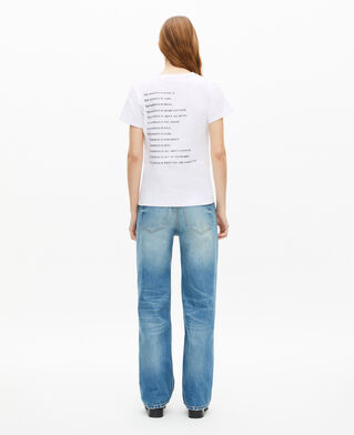 The Kooples WOMEN WHITE what is neon white t-shirt