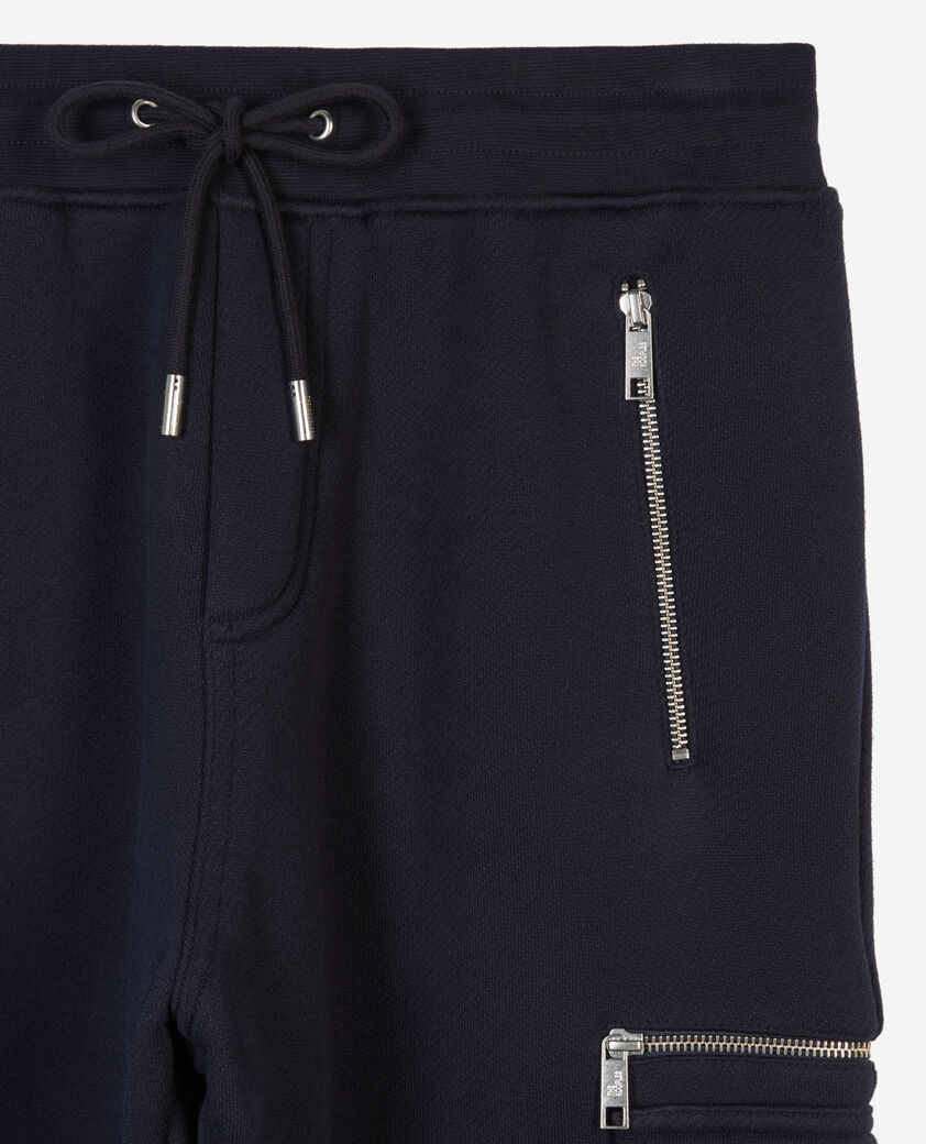 The Kooples HERREN NAVY marineblaue jogging-cargohose