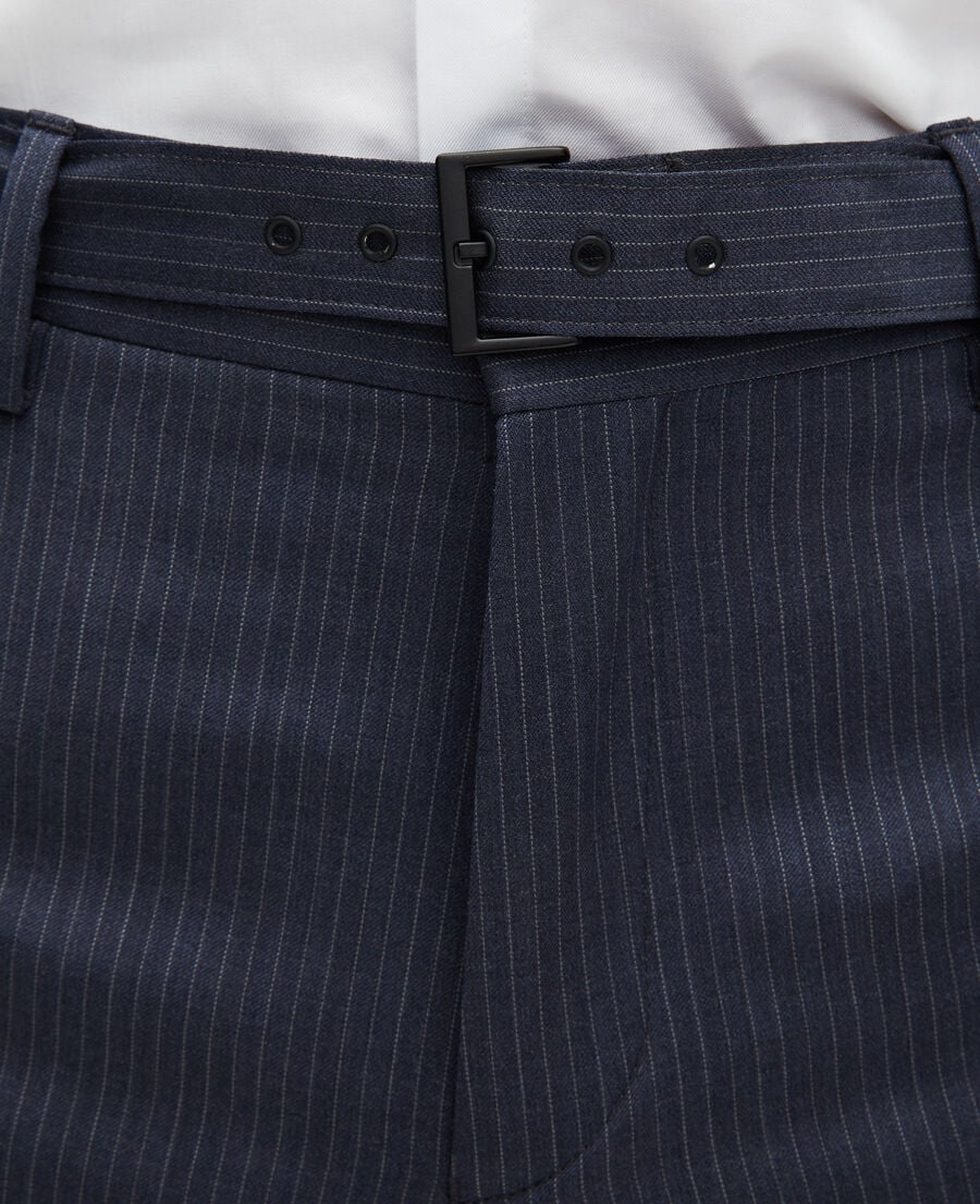 The Kooples MEN BLUE blue pinstripe suit pants