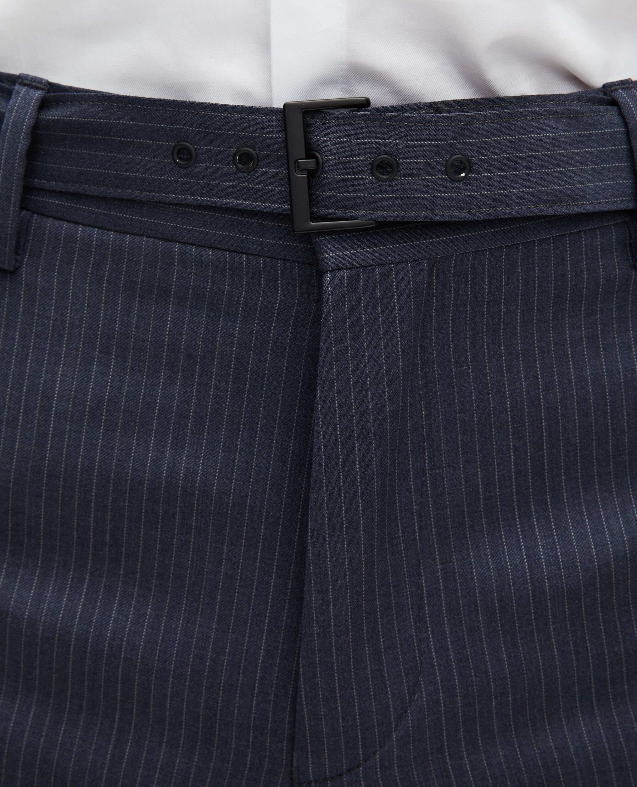 Pantalon de costume à rayures bleu, BLUE, hi-res image number null