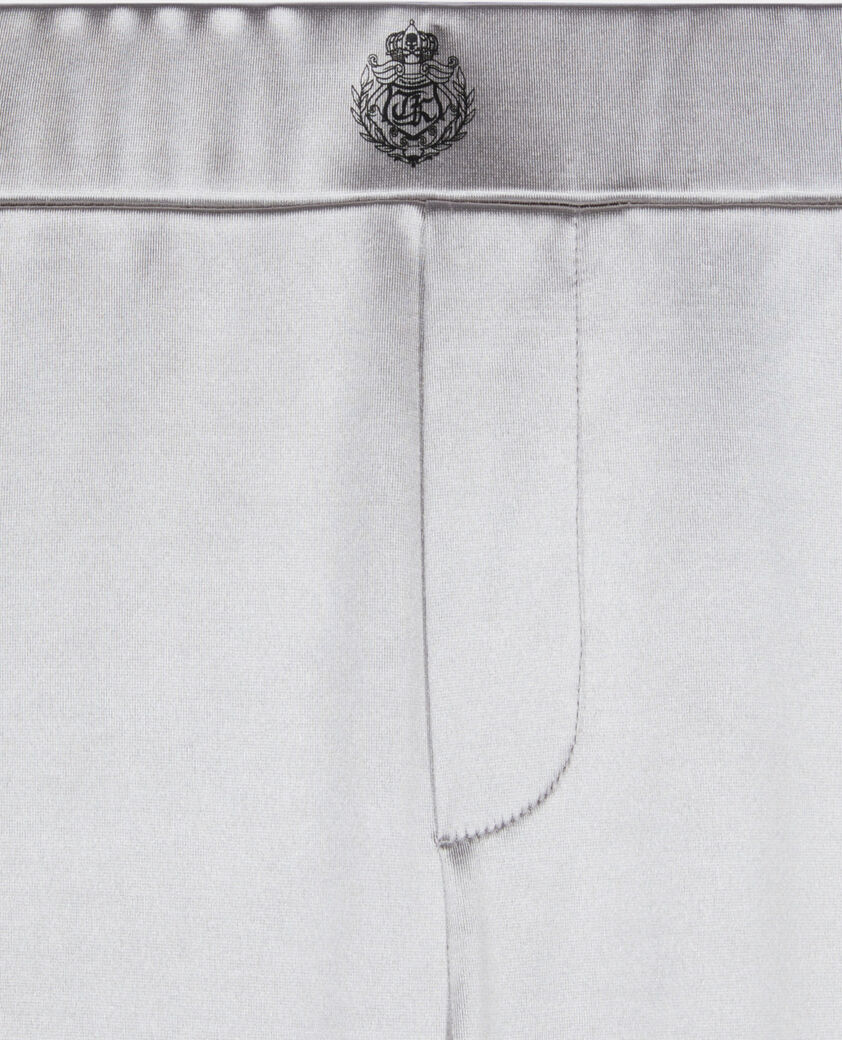 The Kooples DAMEN SILVER silberne leggings aus satin