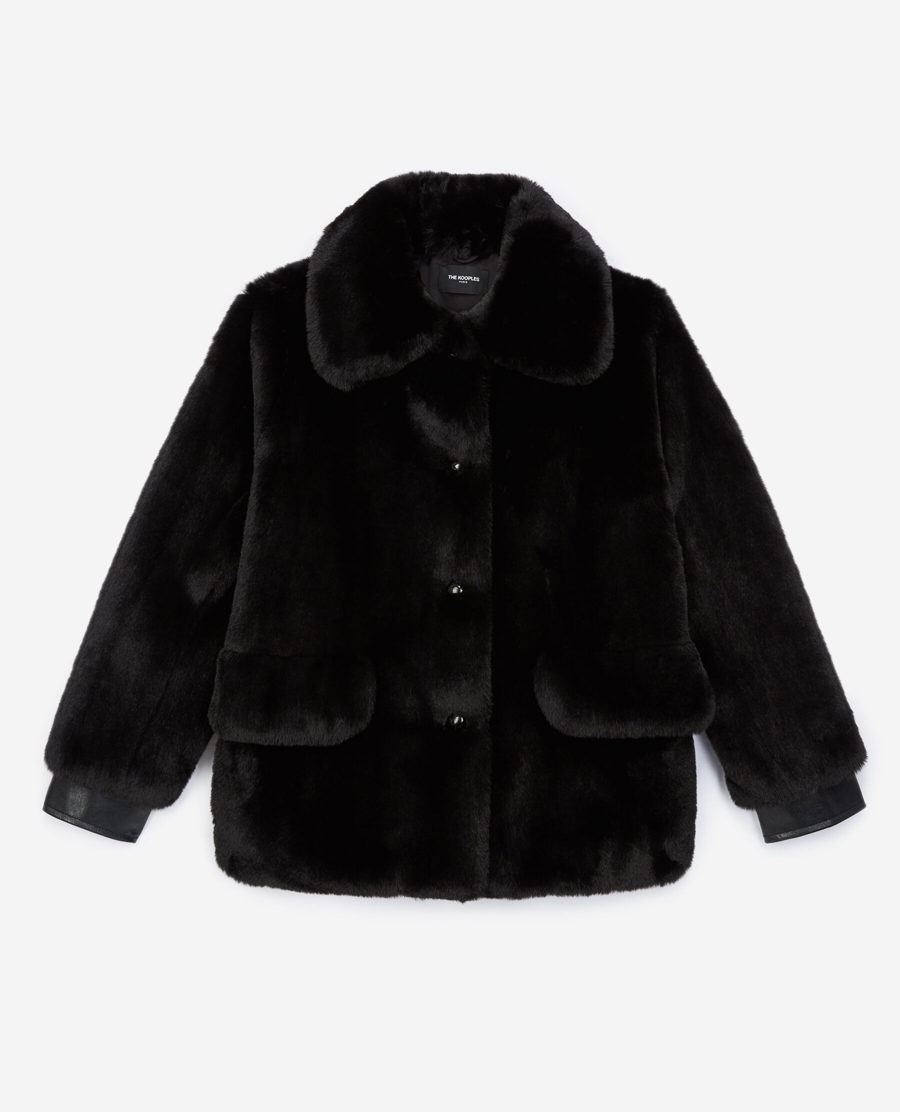 The kooples hotsell manteau femme noir