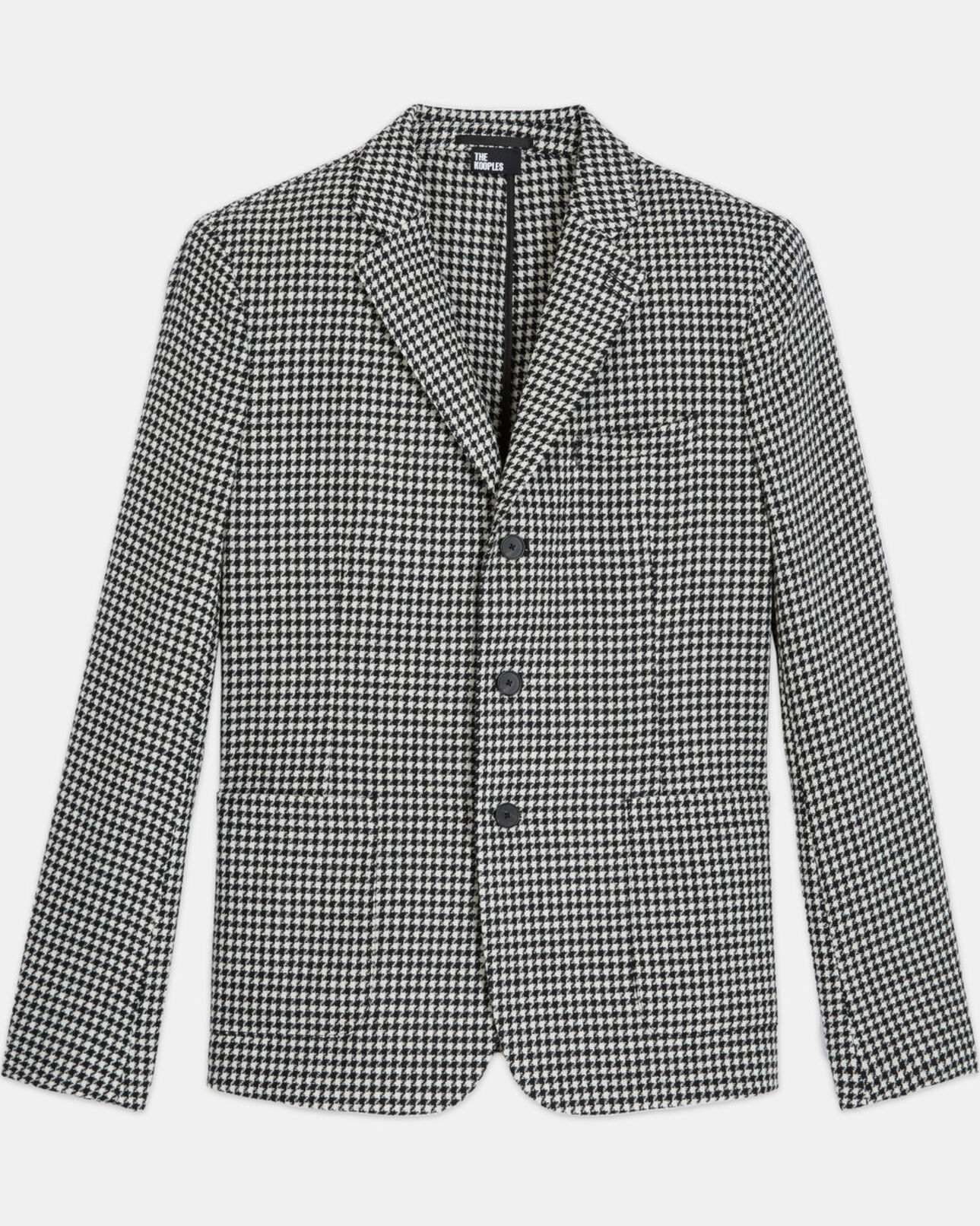 The Kooples MEN BLACK WHITE patterned jacket
