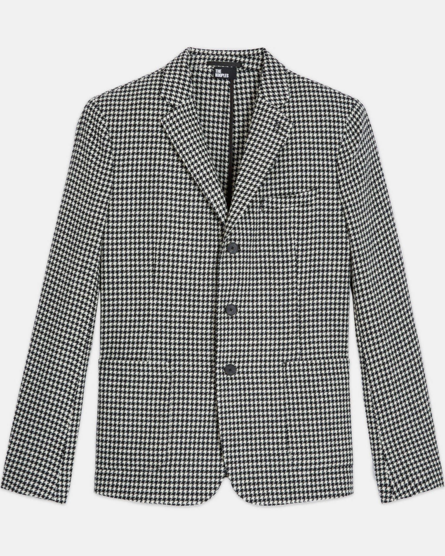 Patterned jacket, BLACK WHITE, hi-res image number null