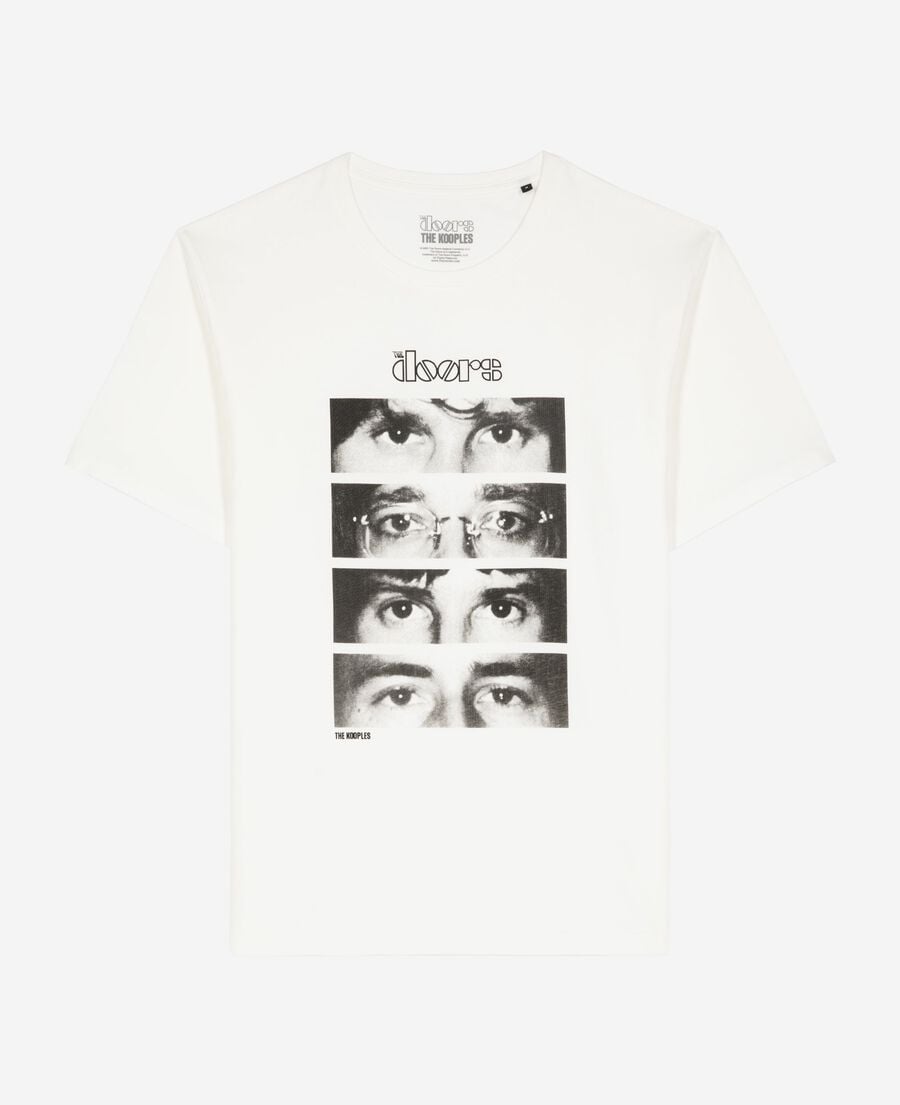 The Kooples UNISEX ECRU gemischtes t-shirt the doors x the kooples ecru