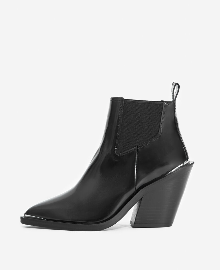 Botines charol negros estilo | Kooples