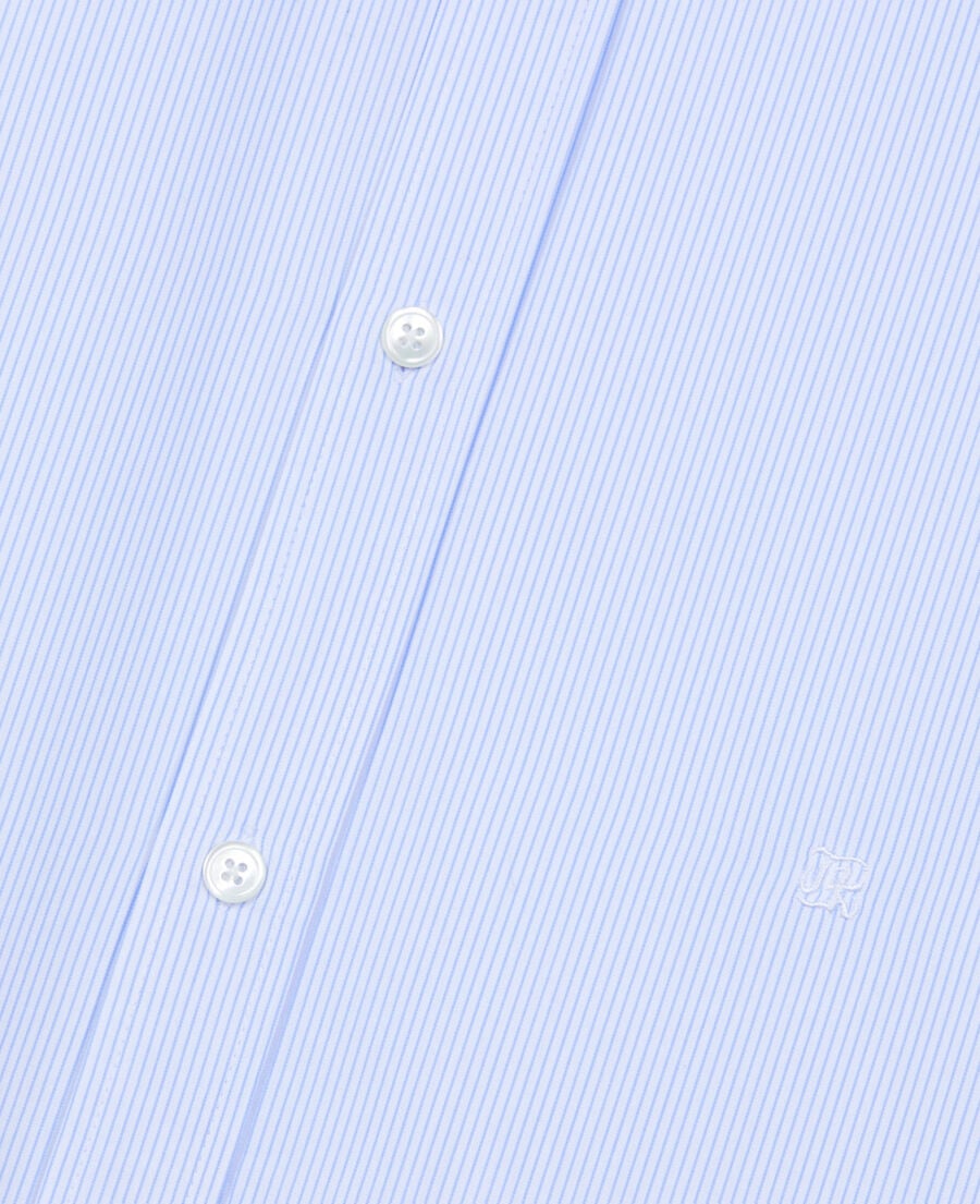 The Kooples MEN BLUE WHITE white striped formal shirt